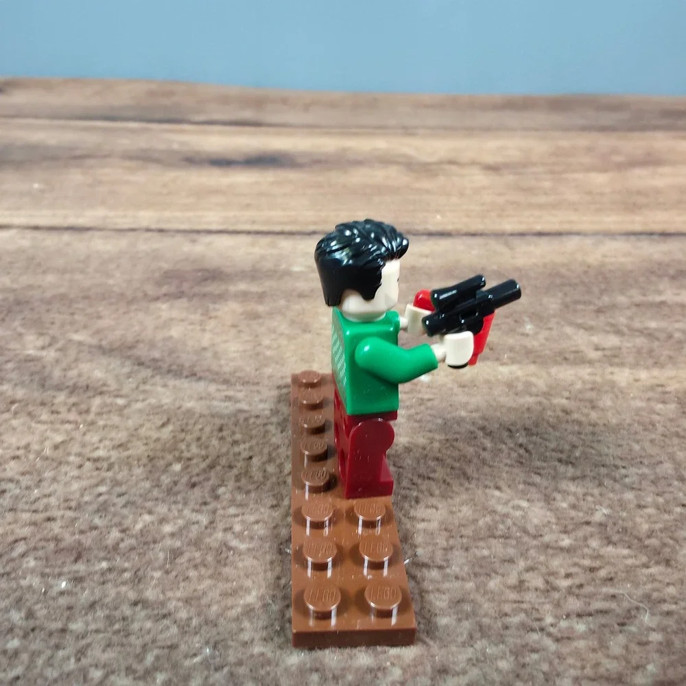 LEGO Minifigure Star Wars Poe Dameron OS Green Good Holiday BB-8 Sweater Blaster